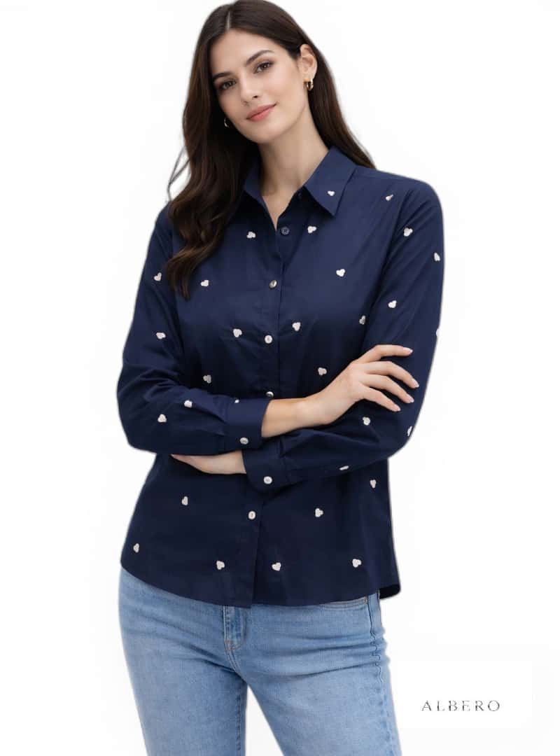 Camicia con cuori