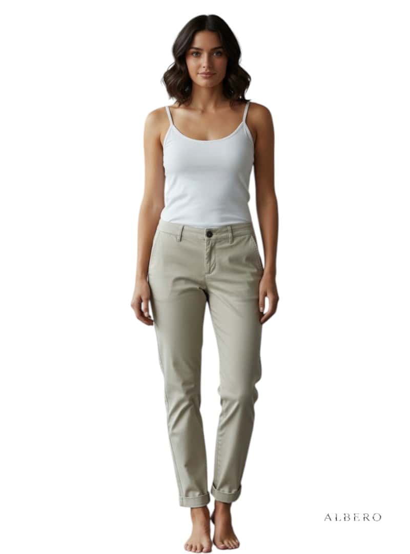 Pantalone Frida In Gabardina