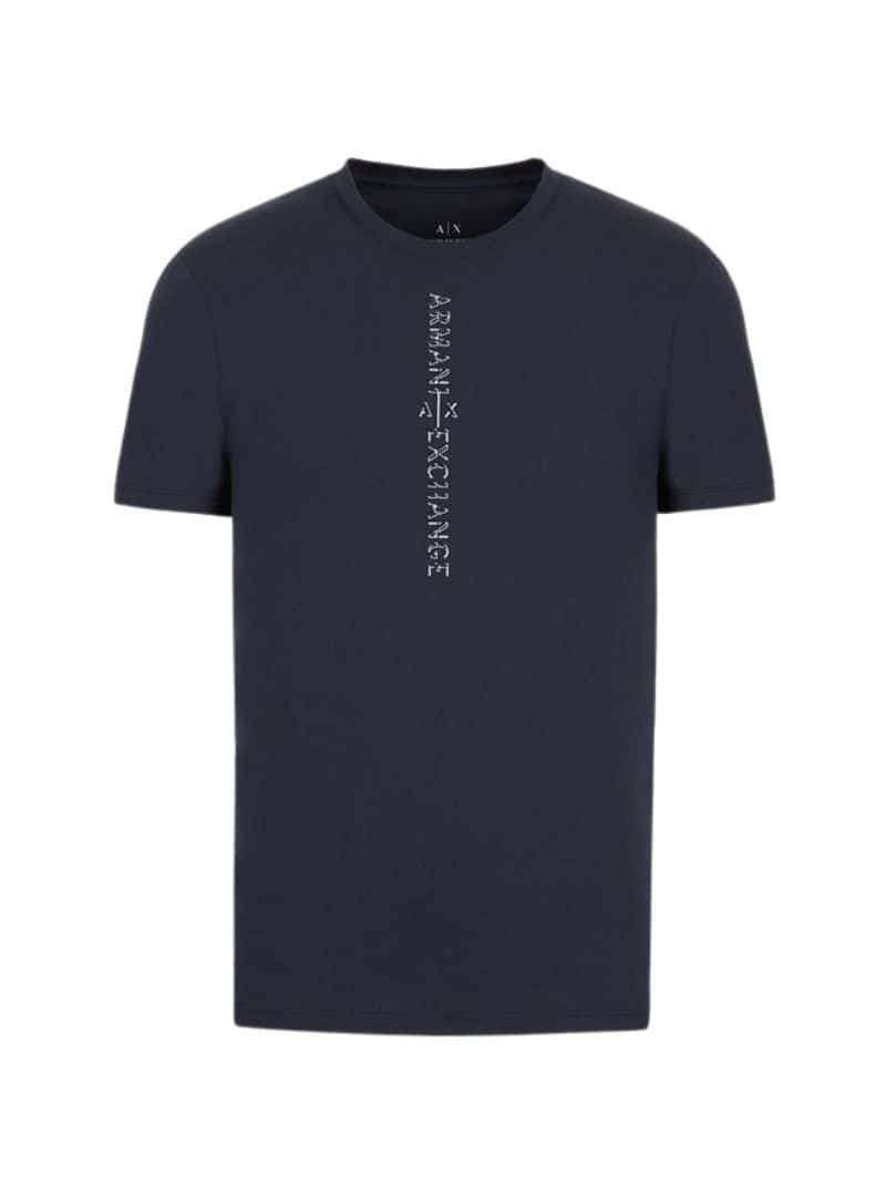 T-shirt con logo verticale