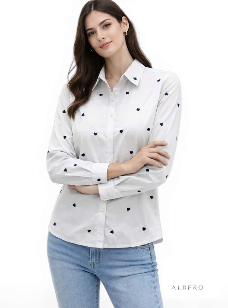 Camicia con cuori