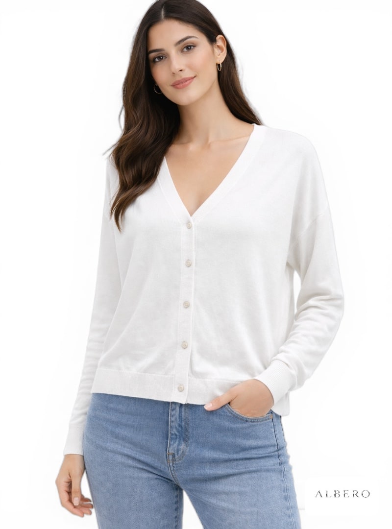 Cardigan in maglia leggera