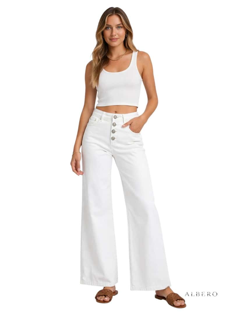 Pantalone Marty Flare In Gabardina