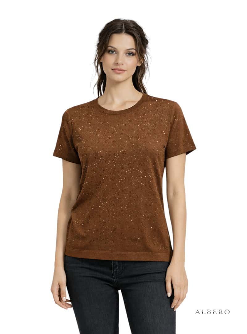 T-shirt Con Strass