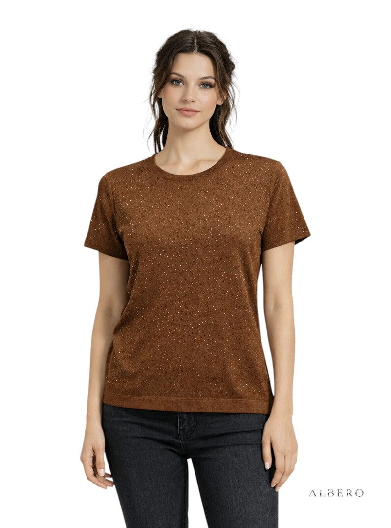 T-shirt Con Strass